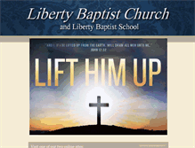 Tablet Screenshot of libertybaptist.org